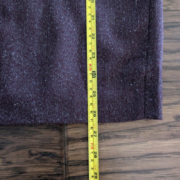 RW&CO pencil skirt heathered maroon size 0 - Picture 13 of 16